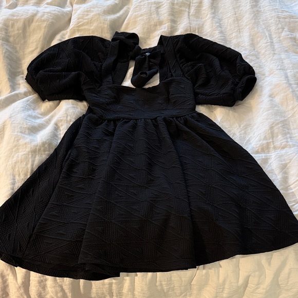 Free People Dresses & Skirts - Free People Black Babydoll Dress XS